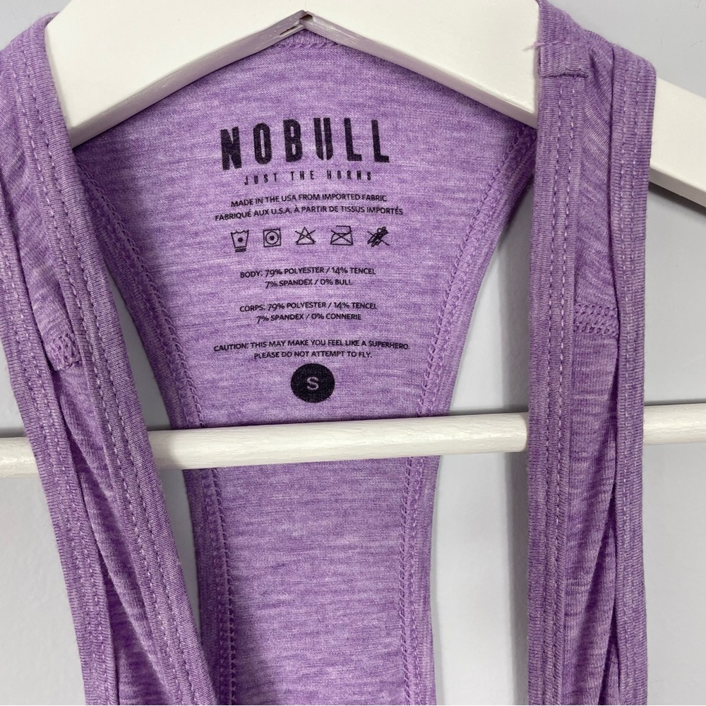 NOBULL Lavender Racerback Tank Top - Picture 3 of 4